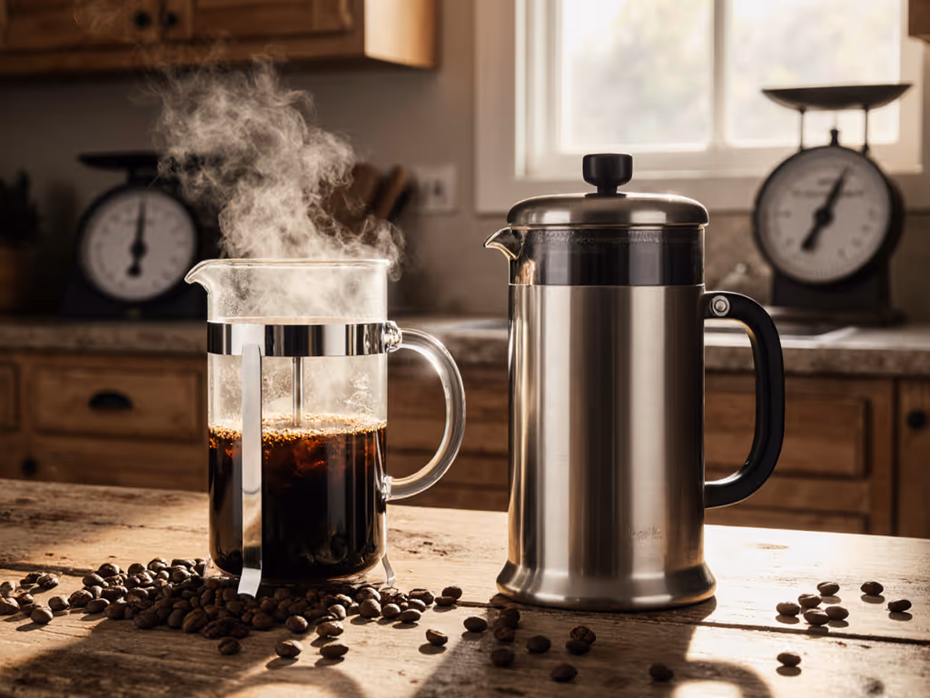 Glass vs Stainless Steel French Press: Durability & Heat Test