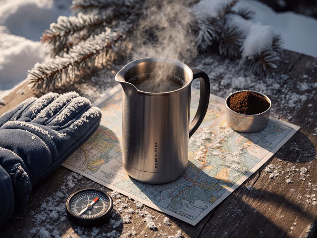 arctic_coffee_brewing_with_insulated_french_press