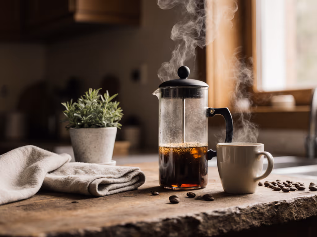 Small French Press: Gentle Brewing for Sensitive Stomachs
