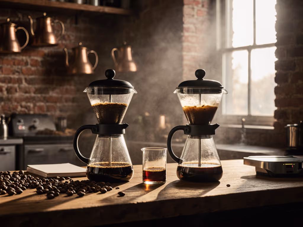 End French Press Sludge: Single vs Double Filter Test